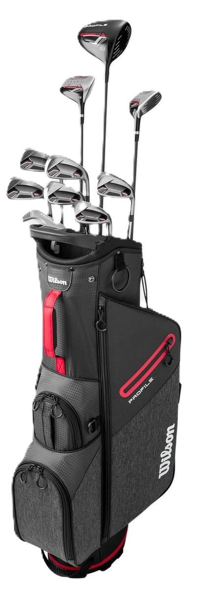 Wilson Profile pánsky golfový set (grafit), MLH + stand bag