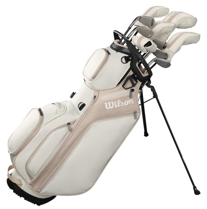 Wilson Aurora dámska golfová sada (grafit), pravá + stand bag