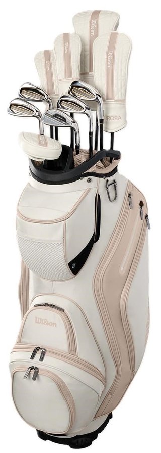 Wilson Aurora dámska golfová sada (grafit), pravá + cart bag