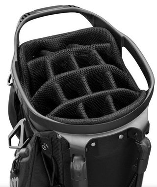 Wilson Talus 14 stand bag, čierny/čierny