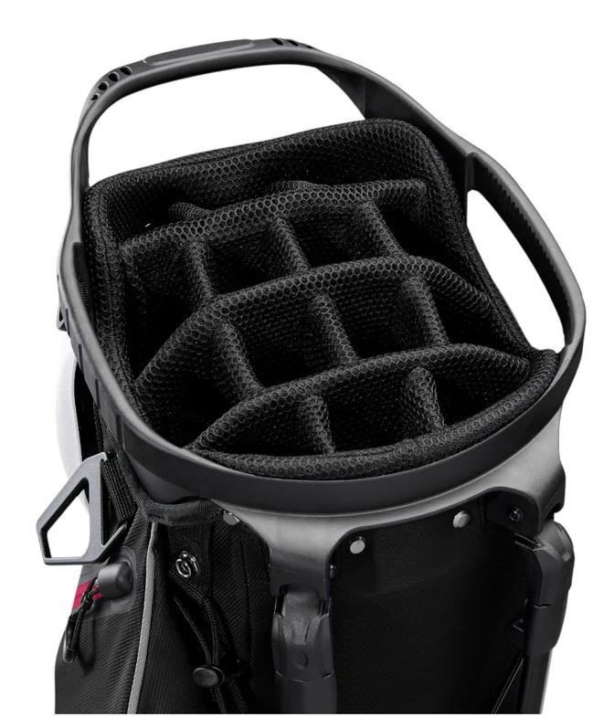Wilson Talus 14 stand bag, bielo/čierny