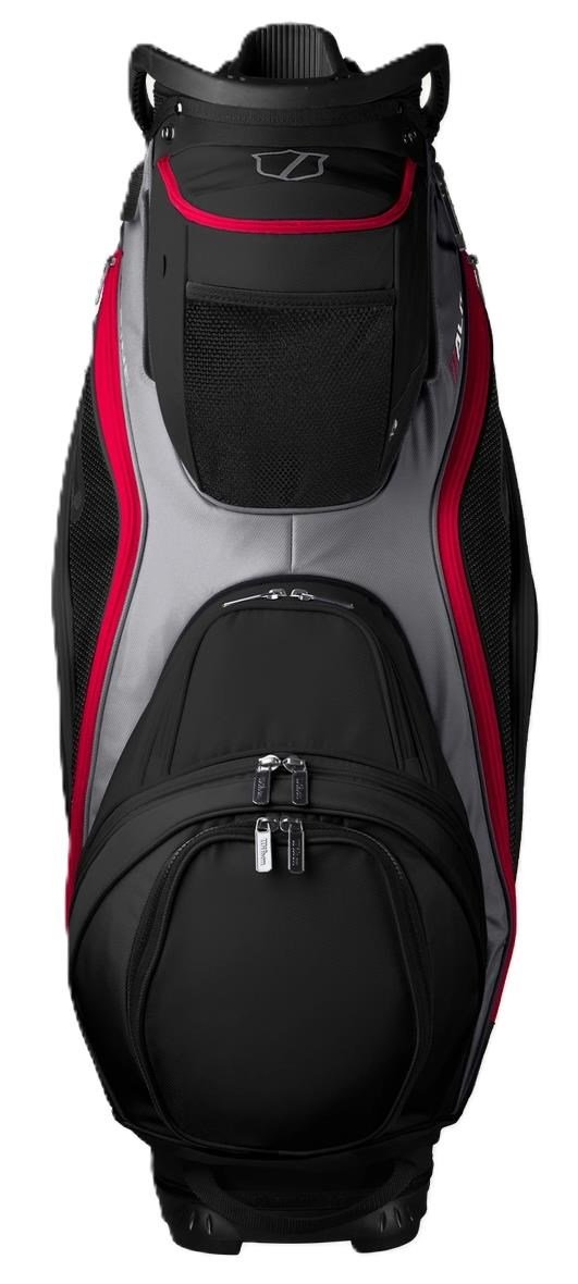 Wilson Alpine Dry cart bag, čierno/šedo/červený