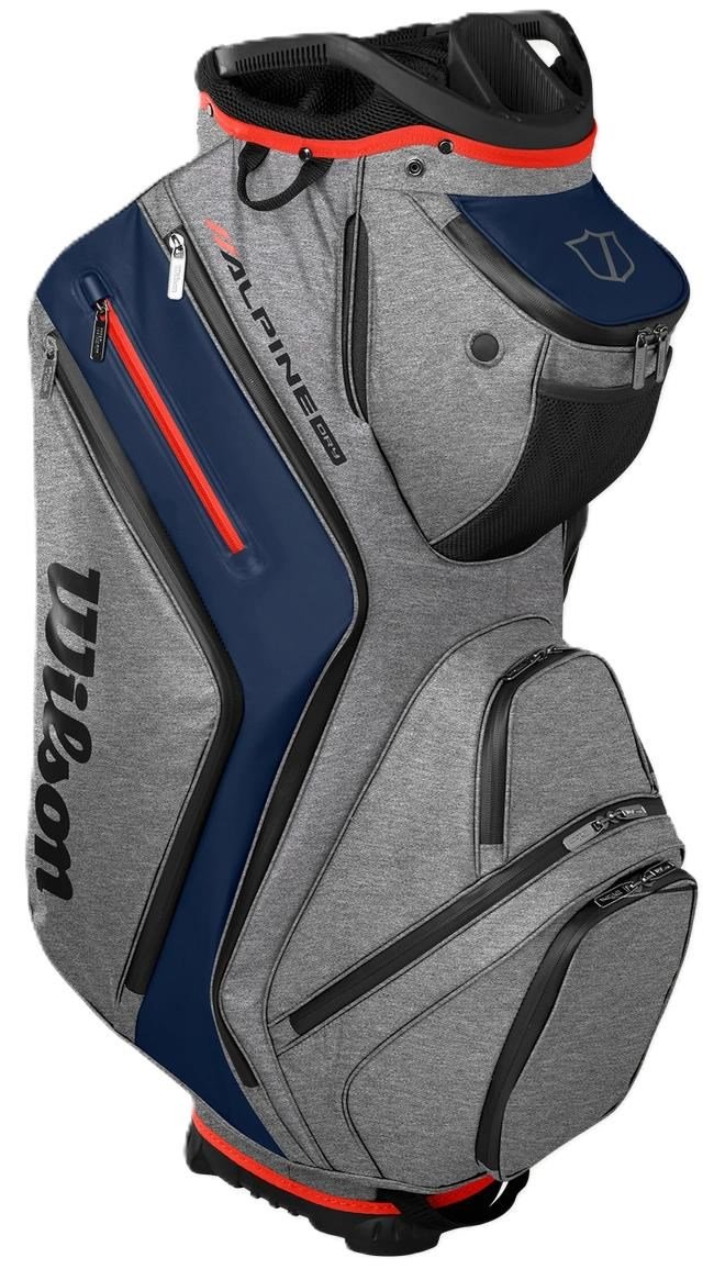 Wilson Alpine Dry cart bag, sivá/navy/červená