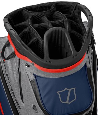 Wilson Alpine Dry cart bag, sivá/navy/červená