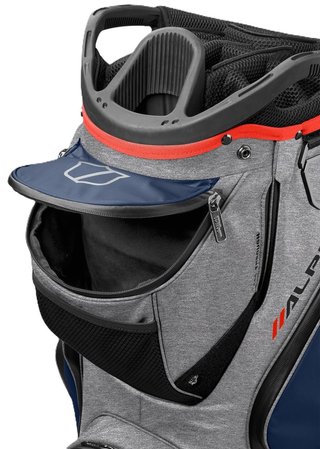 Wilson Alpine Dry cart bag, sivá/navy/červená