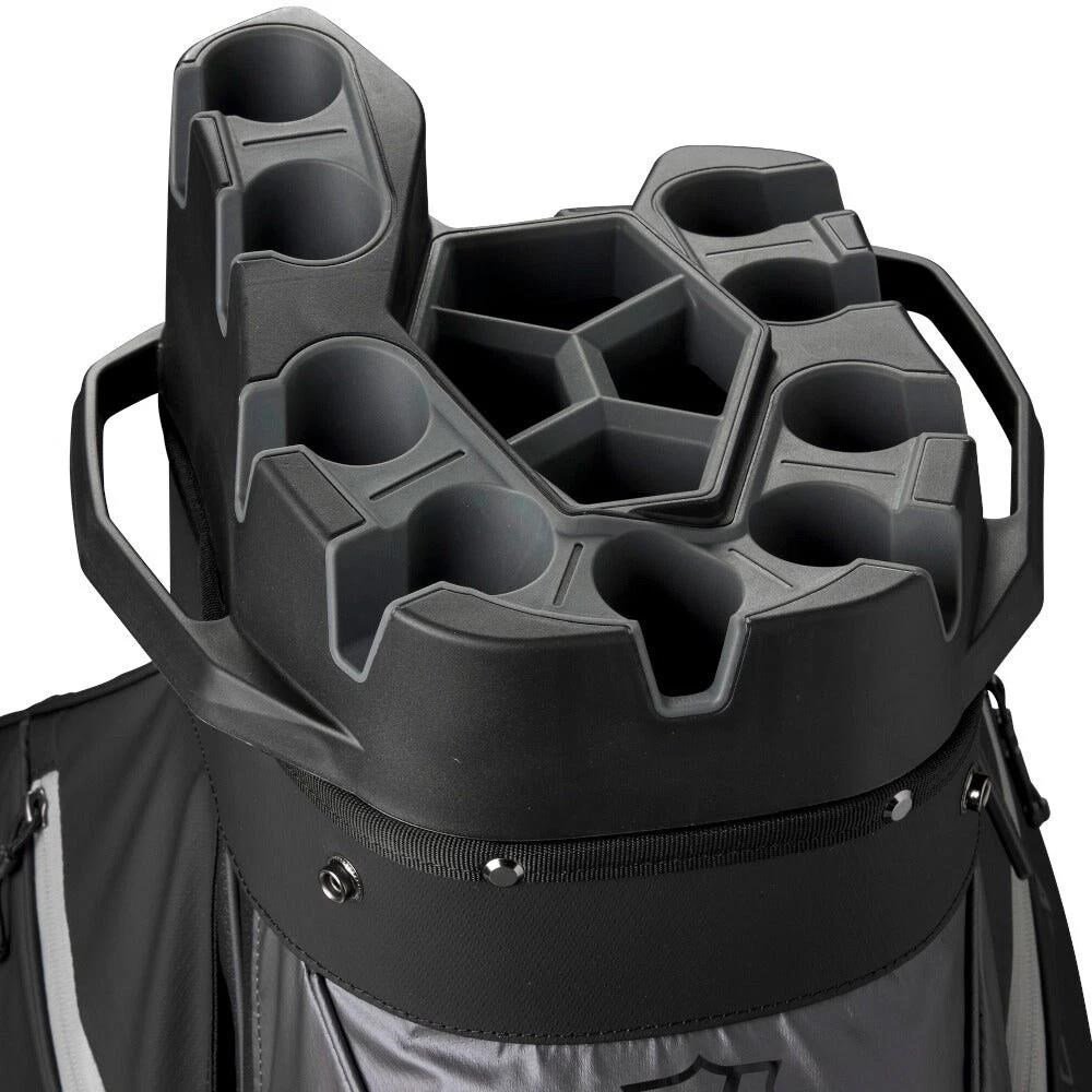 Wilson I-Lock Dry cart bag, šedo/khaki/oranžový
