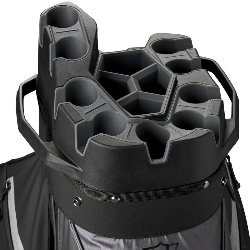 Wilson I-Lock Dry cart bag, šedo/khaki/oranžový