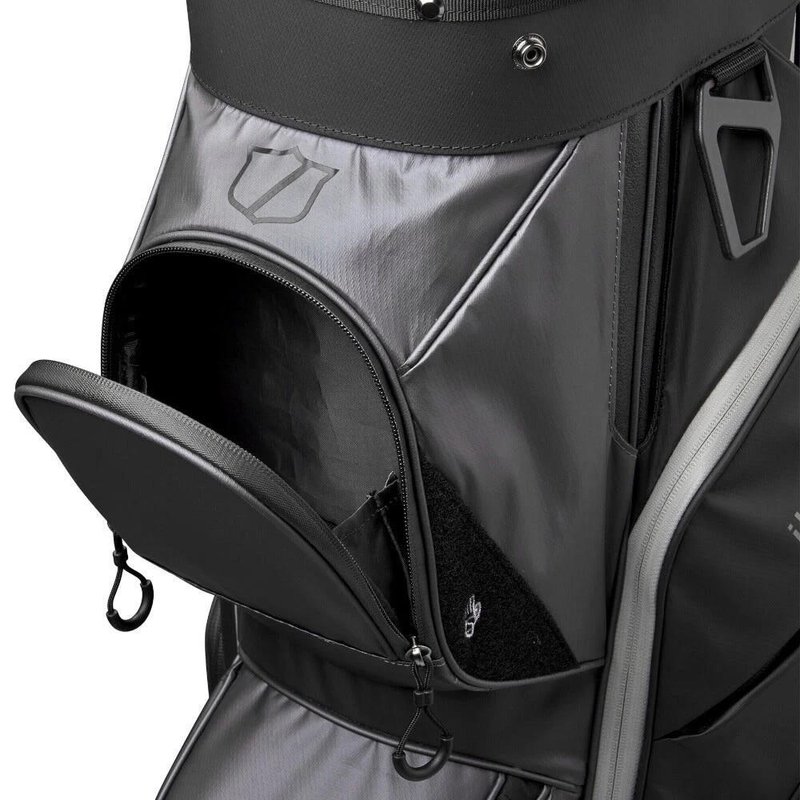 Wilson I-Lock Dry cart bag, šedo/khaki/oranžový