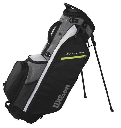 Wilson Feather stand bag, čierno/šedo/biely