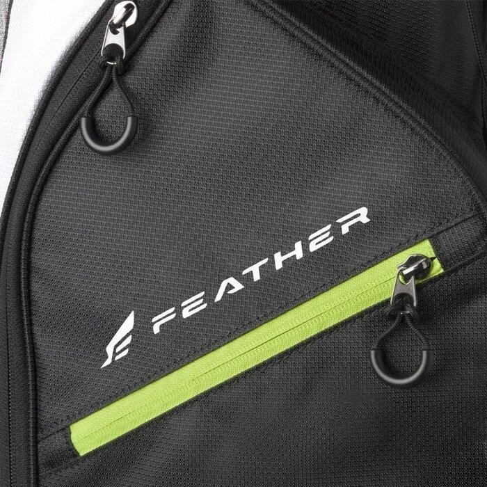 Wilson Feather stand bag, čierno/šedo/biely
