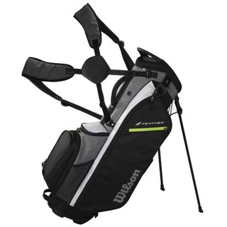 Wilson Feather stand bag, čierno/šedo/biely