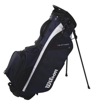 Wilson Feather stand bag, tmavomodrá/biela