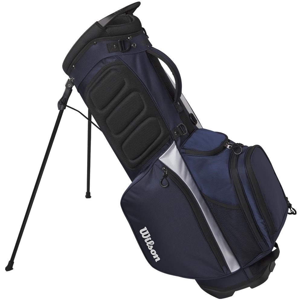 Wilson Feather stand bag, tmavomodrá/biela