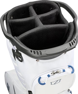 Wilson Talus 5 stand bag, biela/červená/modrá