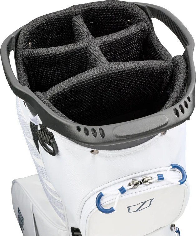 Wilson Talus 5 stand bag, biela/červená/modrá