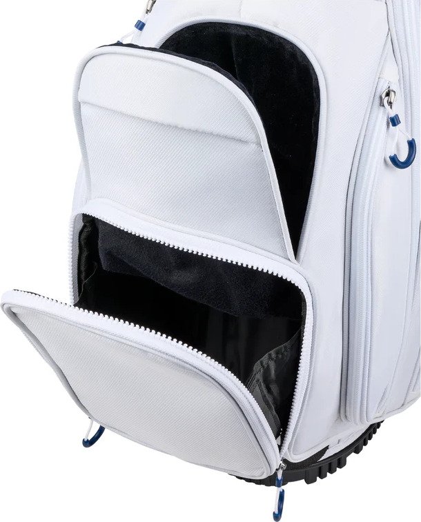 Wilson Talus 5 stand bag, biela/červená/modrá