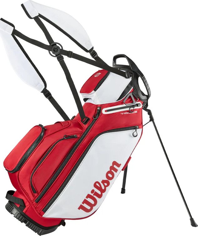 Wilson TALUS 5 STAND Staff Red stand bag, červený