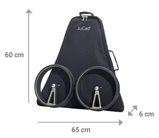 JuCad Phantom Titan Black on Black Rosé 3.0 elektrický vozík, ružový