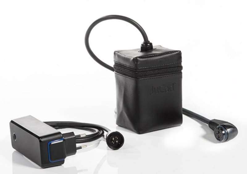 JuCad Carbon Travel Nero SV 3.0 elektrický vozík, čierny