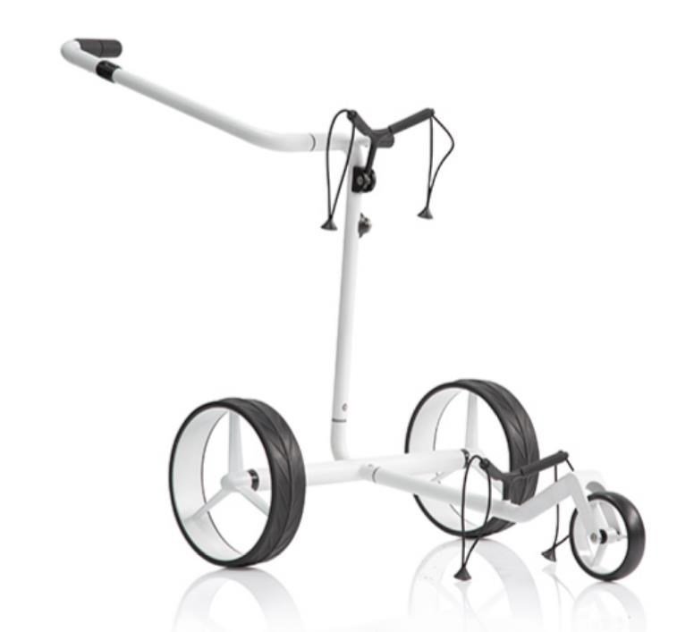 JuCad Carbon Travel Bianco SV 3.0 elektrický vozík, biela