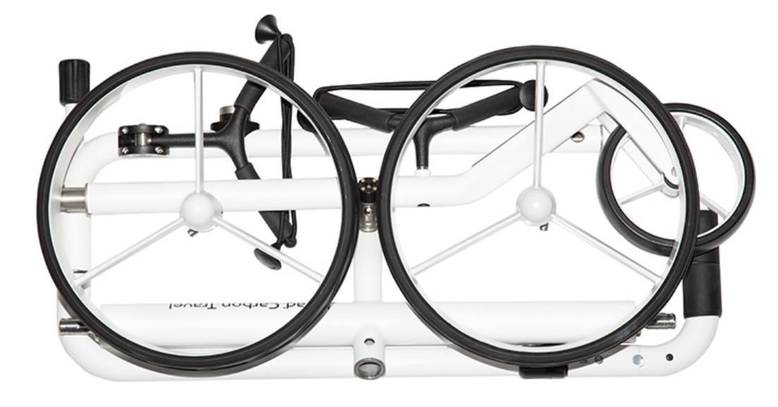 JuCad Carbon Travel Bianco SV 3.0 elektrický vozík, biela