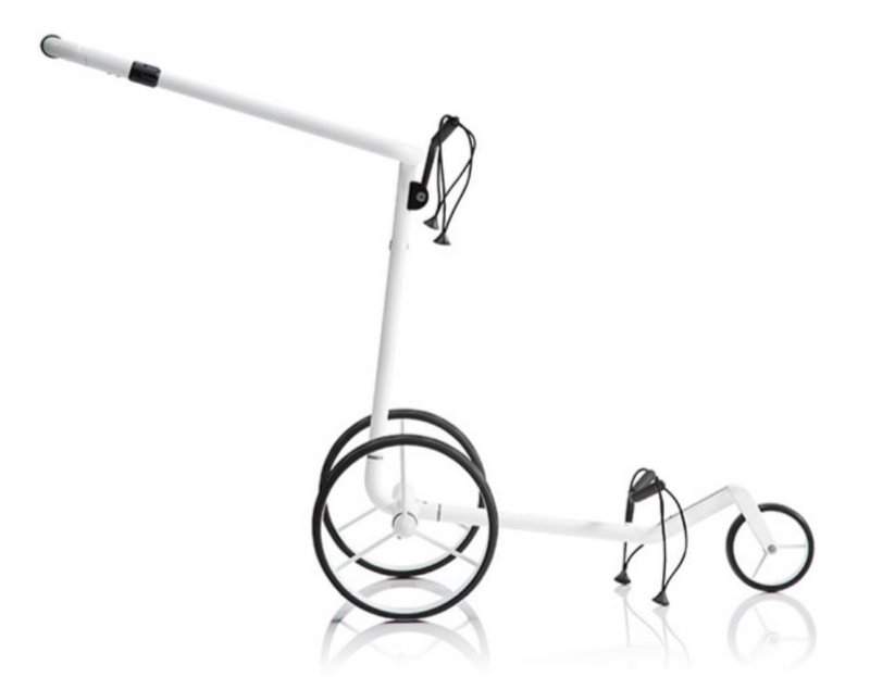 JuCad Carbon Travel Bianco SV 3.0 elektrický vozík, biela