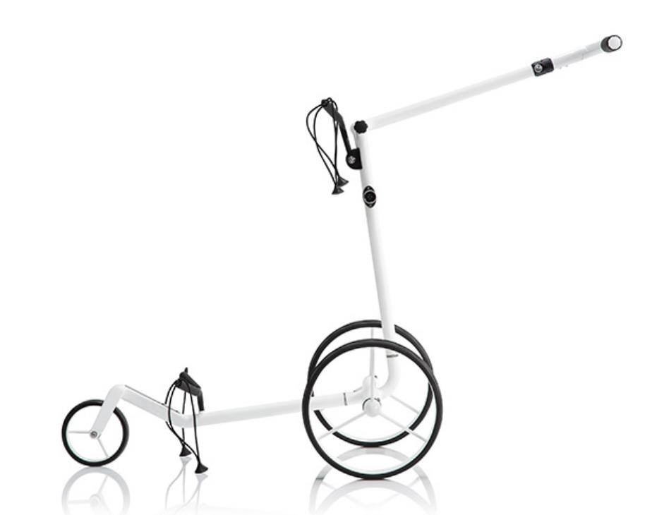 JuCad Carbon Travel Bianco SV 3.0 elektrický vozík, biela