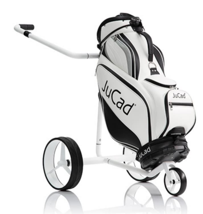 JuCad Carbon Travel Bianco SV 3.0 elektrický vozík, biela