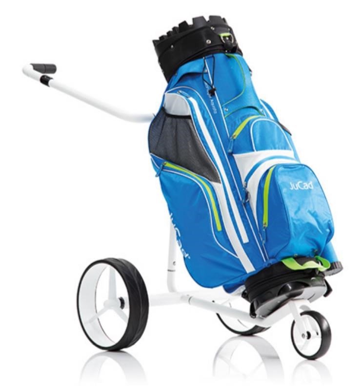 JuCad Carbon Travel Bianco SV 3.0 elektrický vozík, biela