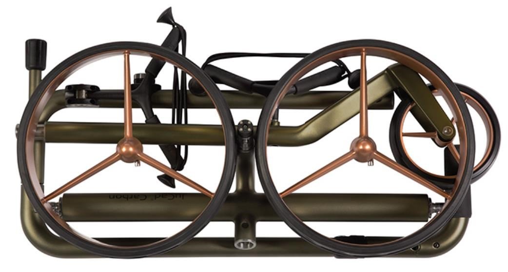 JuCad Carbon Travel Verde Rosé 3.0 elektrický vozík, ružový
