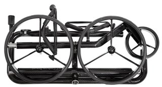 JuCad Carbon Travel 3.0 elektrický vozík, čierny