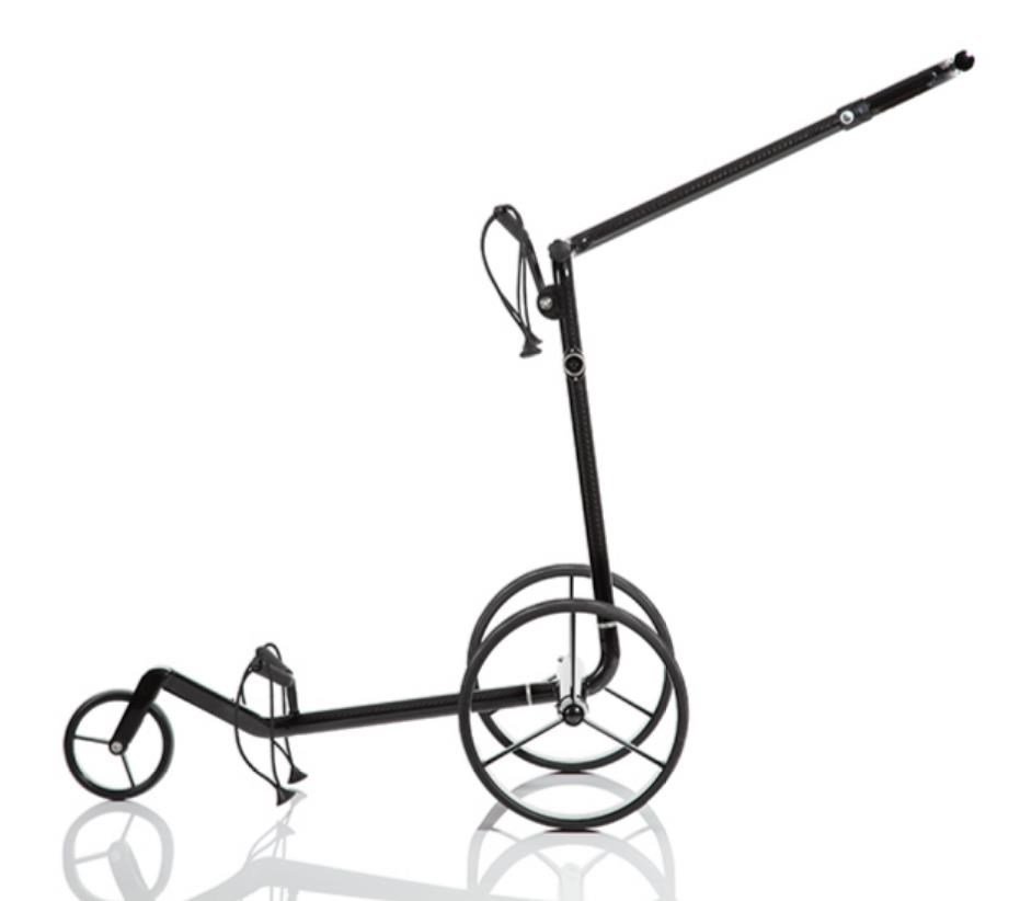 JuCad Carbon Travel 3.0 elektrický vozík, čierny