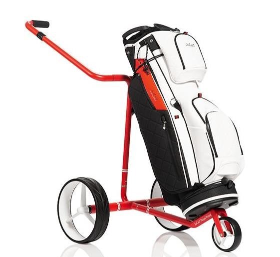 JuCad Carbon Travel Royal Rosso 3.0 elektrický vozík, červená