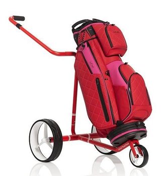 JuCad Carbon Travel Royal Rosso 3.0 elektrický vozík, červená