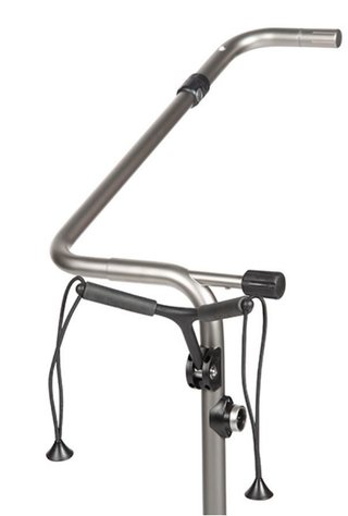 JuCad drive Stainless Steel 3.0 elektrický vozík, strieborný