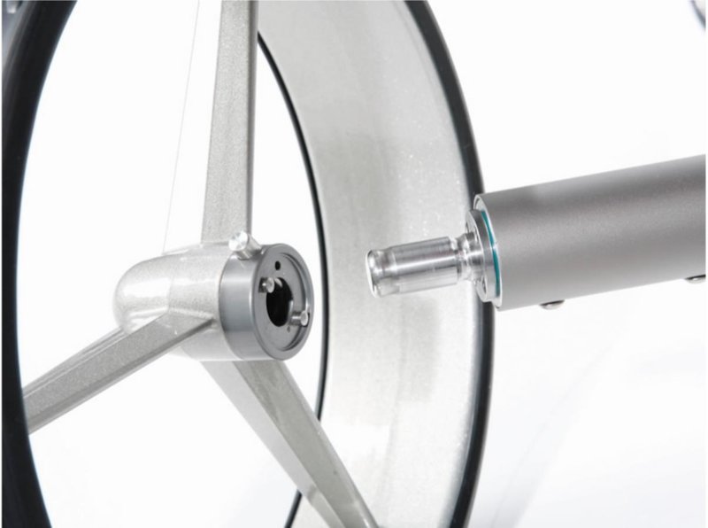 JuCad drive Stainless Steel 3.0 elektrický vozík, strieborný