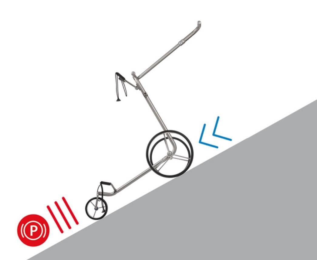 JuCad drive Stainless Steel 3.0 elektrický vozík, strieborný