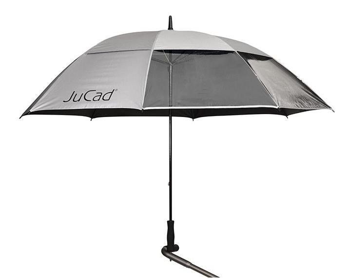 JuCad JuCad windproof & window umbrella with pin 68" strieborná UV ochrana