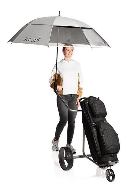 JuCad JuCad windproof & window umbrella with pin 68" strieborná UV ochrana