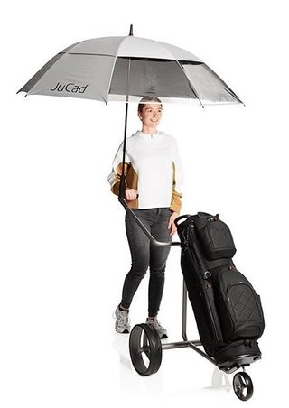 JuCad JuCad windproof & window umbrella with pin 68" strieborná UV ochrana