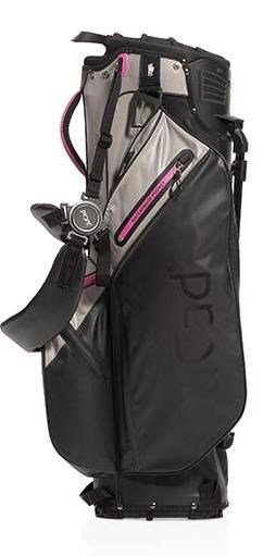 JuCad Bag 3in1 Pro Dry cart bag, čierna/sivá/ružová