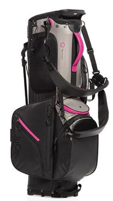 JuCad Bag 3in1 Pro Dry cart bag, čierna/sivá/ružová
