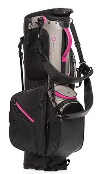 JuCad Bag 3in1 Pro Dry cart bag, čierna/sivá/ružová