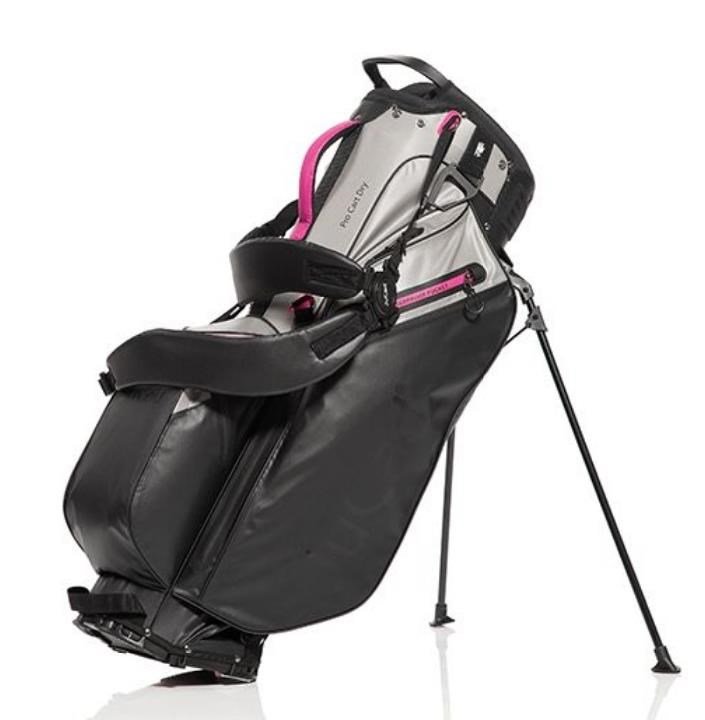 JuCad Bag 3in1 Pro Dry cart bag, čierna/sivá/ružová