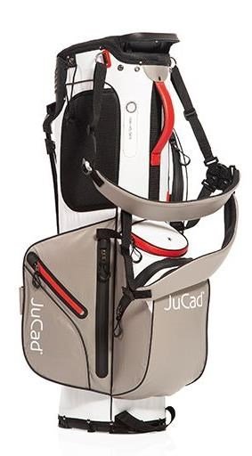 JuCad Bag 3in1 Pro Dry cart bag, biela/šedá/červená