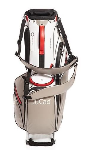 JuCad Bag 3in1 Pro Dry cart bag, biela/šedá/červená