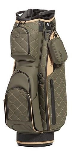 JuCad First Class cart bag, tmavozelená/béžová