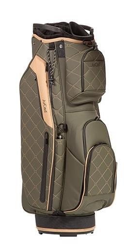 JuCad First Class cart bag, tmavozelená/béžová