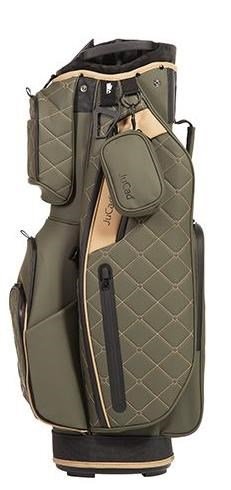 JuCad First Class cart bag, tmavozelená/béžová