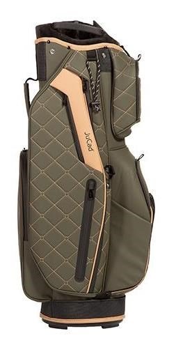 JuCad First Class cart bag, tmavozelená/béžová